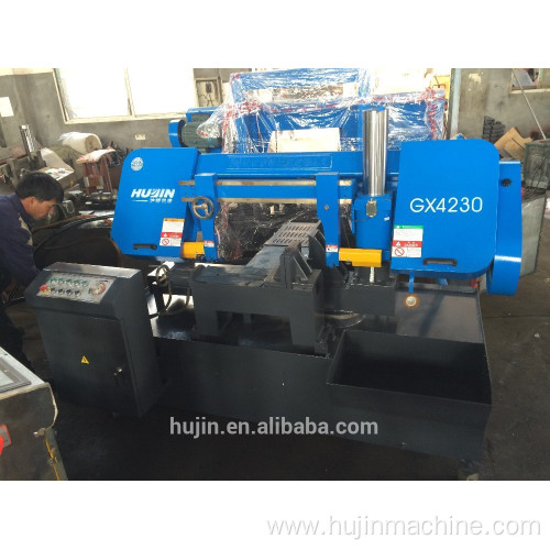 GX4230 Metal cutting band saw machine with angle